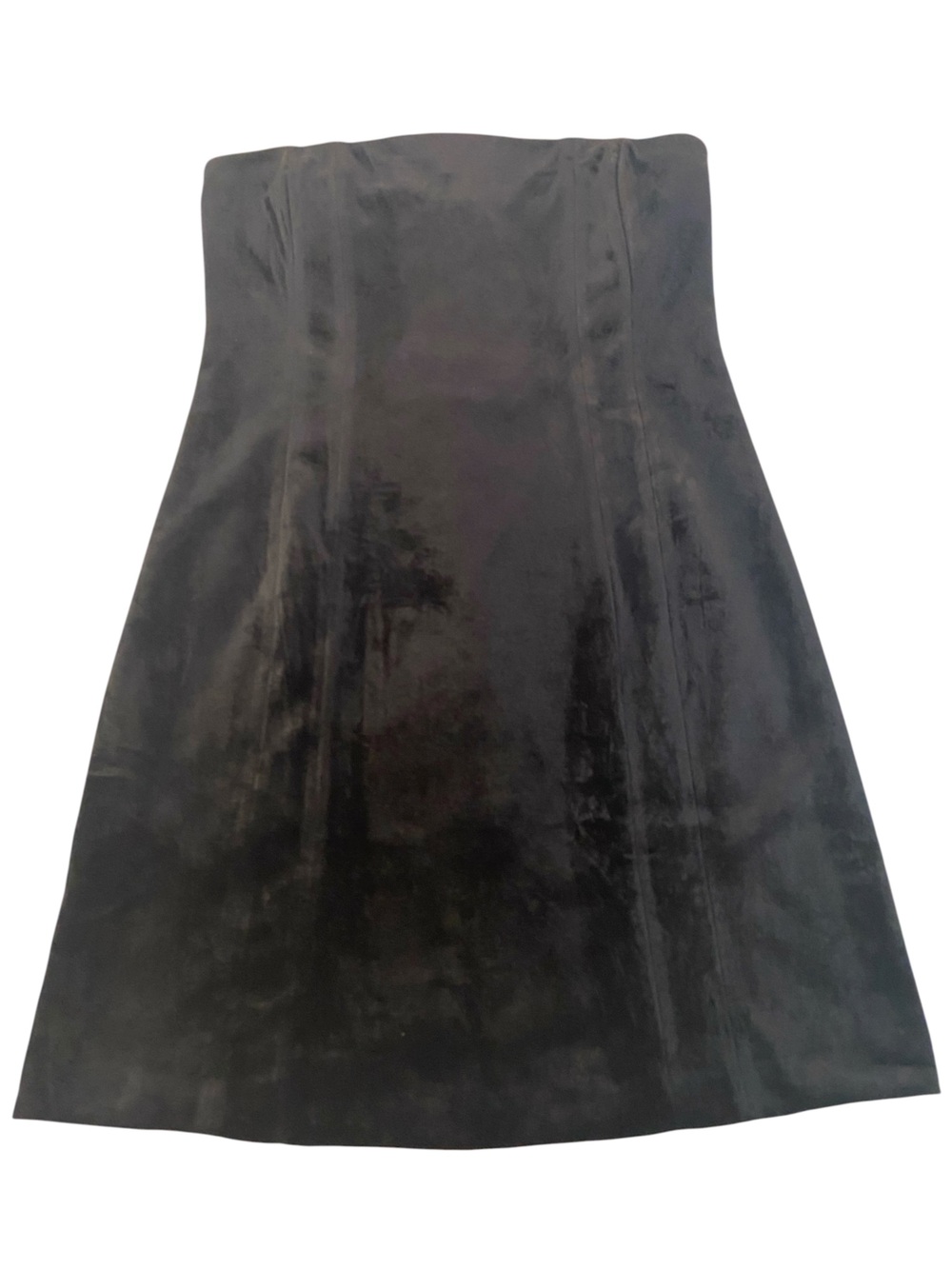 NWT WHITE HOUSE BLACK MARKET BLACK VELVET MINI DRESS SIZE 10